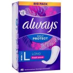 Always Daily Protect Long Fresh Scent slipové vložky s parfemací 48 ks – Zboží Mobilmania