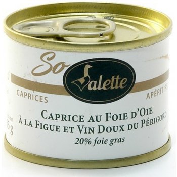 Valette Husi játra s fíkem a sladkým bílým vínem (20% foie-gras) 65 g