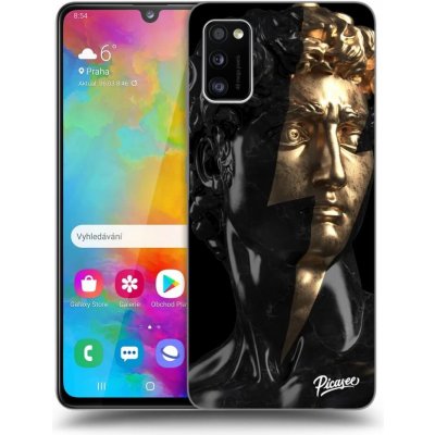 Pouzdro Picasee silikonové Samsung Galaxy A41 A415F - Wildfire - Black černé – Zbozi.Blesk.cz