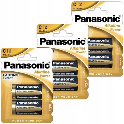 PANASONIC Alkaline Power C 2ks LR14APB/2BP – Zboží Živě