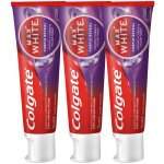 Colgate Max White Purple Reveal bělicí 3 x 75 ml – Zboží Mobilmania