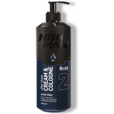 Nishman 2 Arctic Blue Aftershave Cream Cologne 2v1 400 ml – Hledejceny.cz