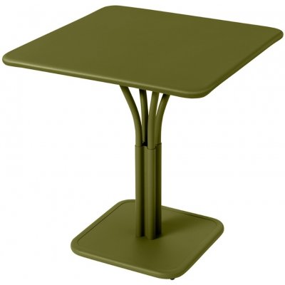 Fermob Luxembourg Pedestal 71 x 71 cm - odstín pesto kovový stůl Zelený – Hledejceny.cz
