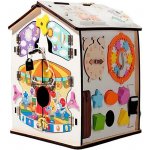 2Kids Toys Activity board Domeček přírodní – Sleviste.cz