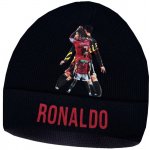 Numberoplus dětská fotbalová pletená čepice Cristiano Ronaldo CR7 černá – Zboží Dáma