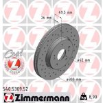 Brzdový kotouč ZIMMERMANN 540.5309.52
