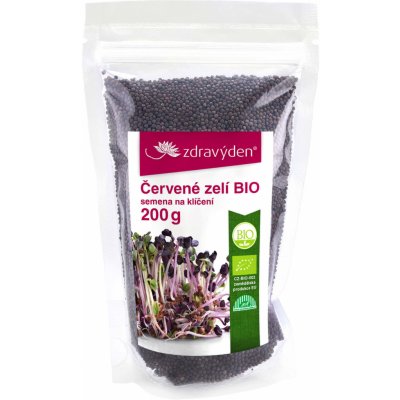 ZdravýDen BIO Červené zelí semena na klíčení 200 g – Zboží Mobilmania