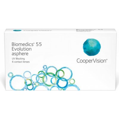Cooper Vision Biomedics 55 Evolution 6 čoček – Hledejceny.cz