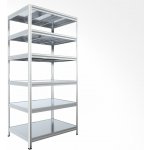 Biedrax Regál 60 x 120 x 240 cm 6 polic pozink – Zboží Dáma