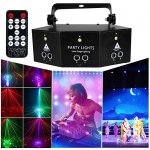 easybuy 15W 15 Eyes LED Stage Lighting Light Effect Laser Effect RGB Party Light Strobe Stage Light Christmas Party Disco Lamp for DJ Show Bar Pub Club KTV – Hledejceny.cz