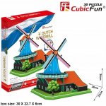 CubicFun 3D puzzle Holandský větrný mlýn 71 ks – Hledejceny.cz