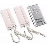 Domovní telefon interkom pro dvě nezávislé bytové jednotky ORNO OR-DOM-RL-903, pod omítku 2KZDOMRL903 – Zboží Živě