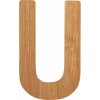 Dekorace Small Foot bambusové písmeno U