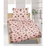 Bellatex povlečení Agáta Beruška růžové 90 x 135 cm 45 x 60 cm – Zboží Dáma
