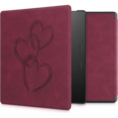 KW Mobile Brushed Heart Abstract KW5697209 pro Amazon Kindle Oasis 2/3 červené – Sleviste.cz