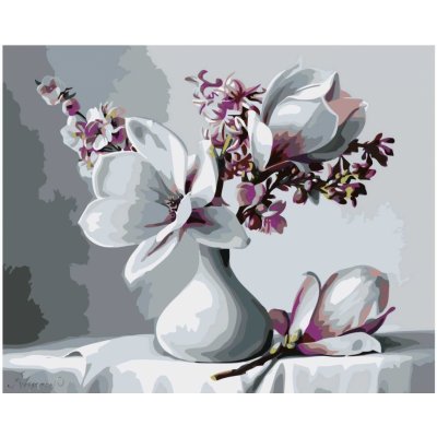 MALUJEŠ PIETER WAGEMANS MAGNÓLIE Rozměr 40 x 50 cm Rámování vypnuté plátno na rám – Zboží Dáma