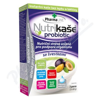 Nutrikaše Probiotic se švestkami 3 x 60 g – Zboží Dáma