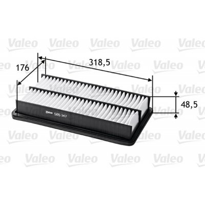 Vzduchový filtr VALEO 585147 – Hledejceny.cz