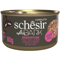 SCHESIR After Dark Wholefood pro kočky kuře a šunka 80 g