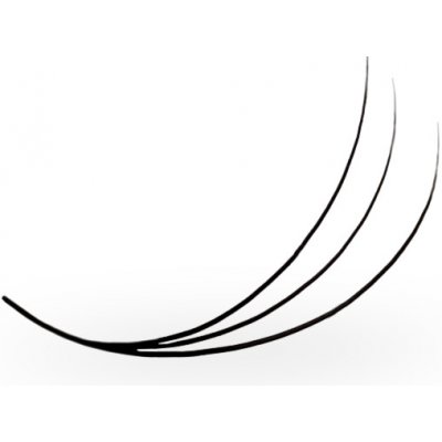 Luxury Lashes 3D MINI řasy 500ks Zakřivení umělých řas: CC, Délka umělých řas: 5 mm, Tloušťka řas: 007 – Zboží Dáma