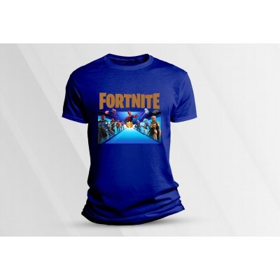 Sandratex dětské bavlněné tričko Fortnite 2. Královsky modrá – Zboží Mobilmania