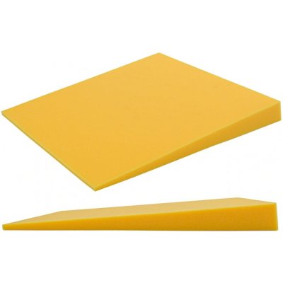 Akustický panel žlutý KLIN se zkosením 50x50 cm tloušťka 5 cm – Hledejceny.cz