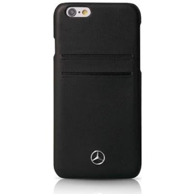 Pouzdro Mercedes - Apple iPhone 6/6S Plus Case Pure Line Leather černé – Hledejceny.cz