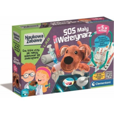 Clementoni Vědecká zábava. SOS Malý veterinář 50712 – Zboží Mobilmania