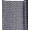 Stínící textilie Strend Pro Zástěna Polyratan 77 0,9x3 m, UV, 800 g/m2, antracit, stínící na balkon, s oky ST2171497