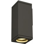 SLV Nástěnné svítidlo THEO WALL OUT, hranaté, antracit, GU10, max. 35 W – Hledejceny.cz