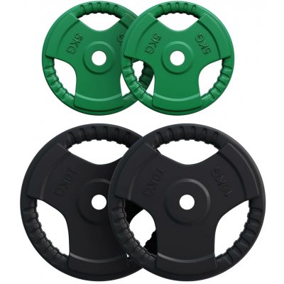 Gorilla Sports litina s gumovým povrchem 30 kg 280/340 mm – Hledejceny.cz
