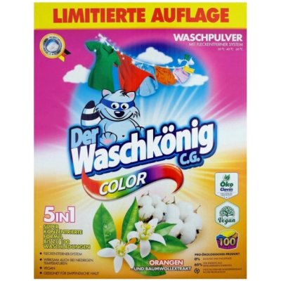 Waschkönig Color prášek s výtažky extraktu z Pomerančů a bavlny 100 PD 6 kg – Zboží Mobilmania