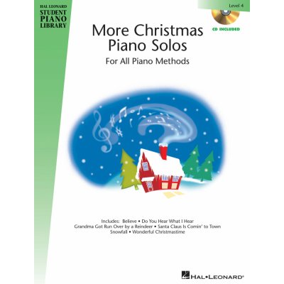 More Christmas Piano Solos Level 4 Hal Leonard Student Piano Library vnon melodie pro klavír 989965 – Zboží Mobilmania