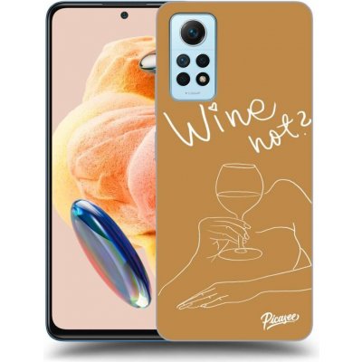 Picasee silikonové Xiaomi Redmi Note 12 Pro 4G - Wine not černé – Zbozi.Blesk.cz