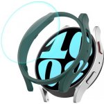 ENKAY PC FULL COVER Plastový kryt se sklem pro Samsung Galaxy Watch 6 44mm zelený 65812 – Zboží Živě