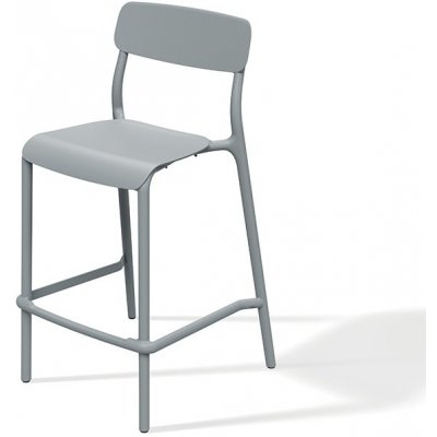 Prosperplast Výsoká barová židle RIMO 520x545x1075 šedá – Hledejceny.cz