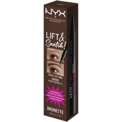 NYX Professional Makeup Lift N Snatch Brow Tint Pen Fix na obočí 07 Brunette 1 ml – Zbozi.Blesk.cz