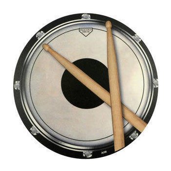 Music Sales Mouse Pad Drum Head And Sticks