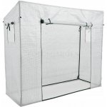 Aldotrade 200x77x168/146cm bílá – Zboží Mobilmania