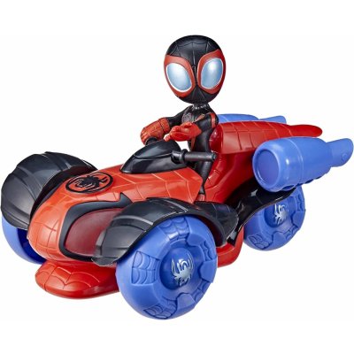 Hasbro Marvel Spidey a jeho přátelé Miles Morales: Spider-Man s vozidlem – Zbozi.Blesk.cz