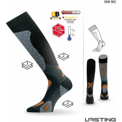 Snowboard ponožkyThermolit SNB 902 černá – Zboží Mobilmania