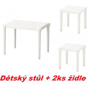 Ikea Utter stůl + 2ks židle