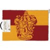 Rohožka CurePink Harry Potter: Gryffindor Nebelvír 60 x 40 cm žluto-červená [GP85329]