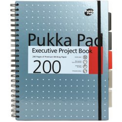 Pukka Pad projektový blok Metallic Executive A4, papír 80g modrý 100 listů