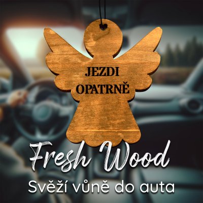Ahome Dřevěná vůně - Anděl - Jezdi opatrně – Hledejceny.cz