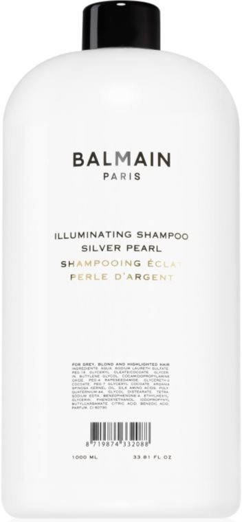 Balmain Hair Couture Silver Pearl čisticí šampon pro blond vlasy 1000 ml