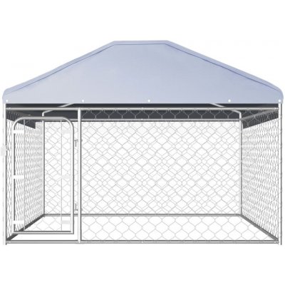 vidaXL Venkovní psí kotec se střechou 200 x 200 x 135 cm – Zboží Dáma