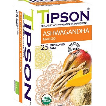 Tipson BIO Ashwagandha Mango 25 x 1,2 g