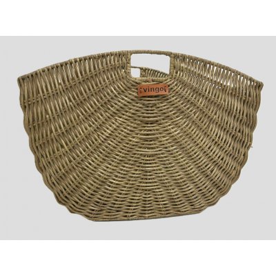 Vingo Ratanový košík na dřevo 40 x 30 x 40 cm – Sleviste.cz