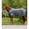 Deka na koně Waldhausen síťovaná deka s fleece zády Comfort křídově modrá